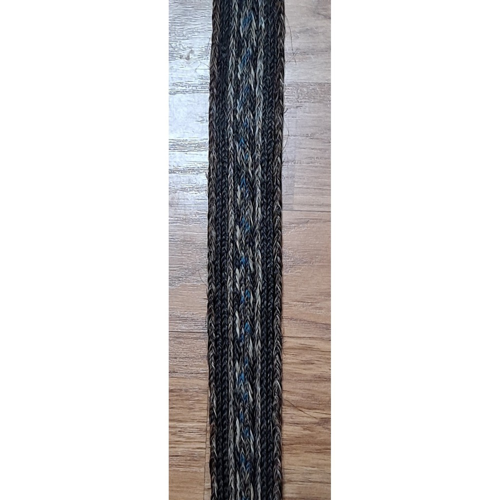 Size 40 Tomy Lama Leather/Twine Multi Colored Belt Western Some Wear - Picture 3 of 9